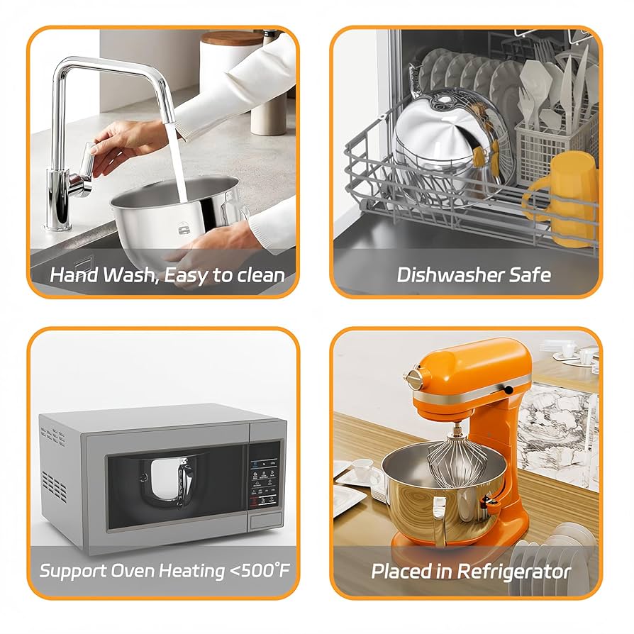 Amazon | Kitchenaidスタンドミキサー用6クォートステンレス